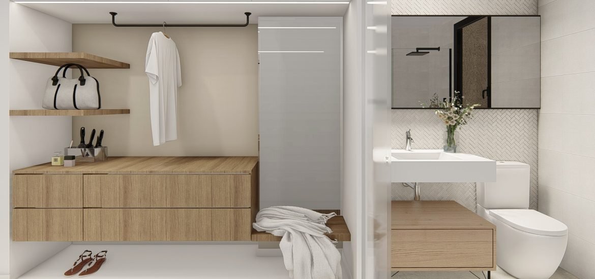 (18) - Paris VII - Garderobe og bad på soverom i første etasje
